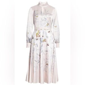 Ted Baker Floral Long Sleeve Dress Size 1